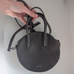 Matt & Nat Kate Crossbody Charcoal Grey Purse Bag